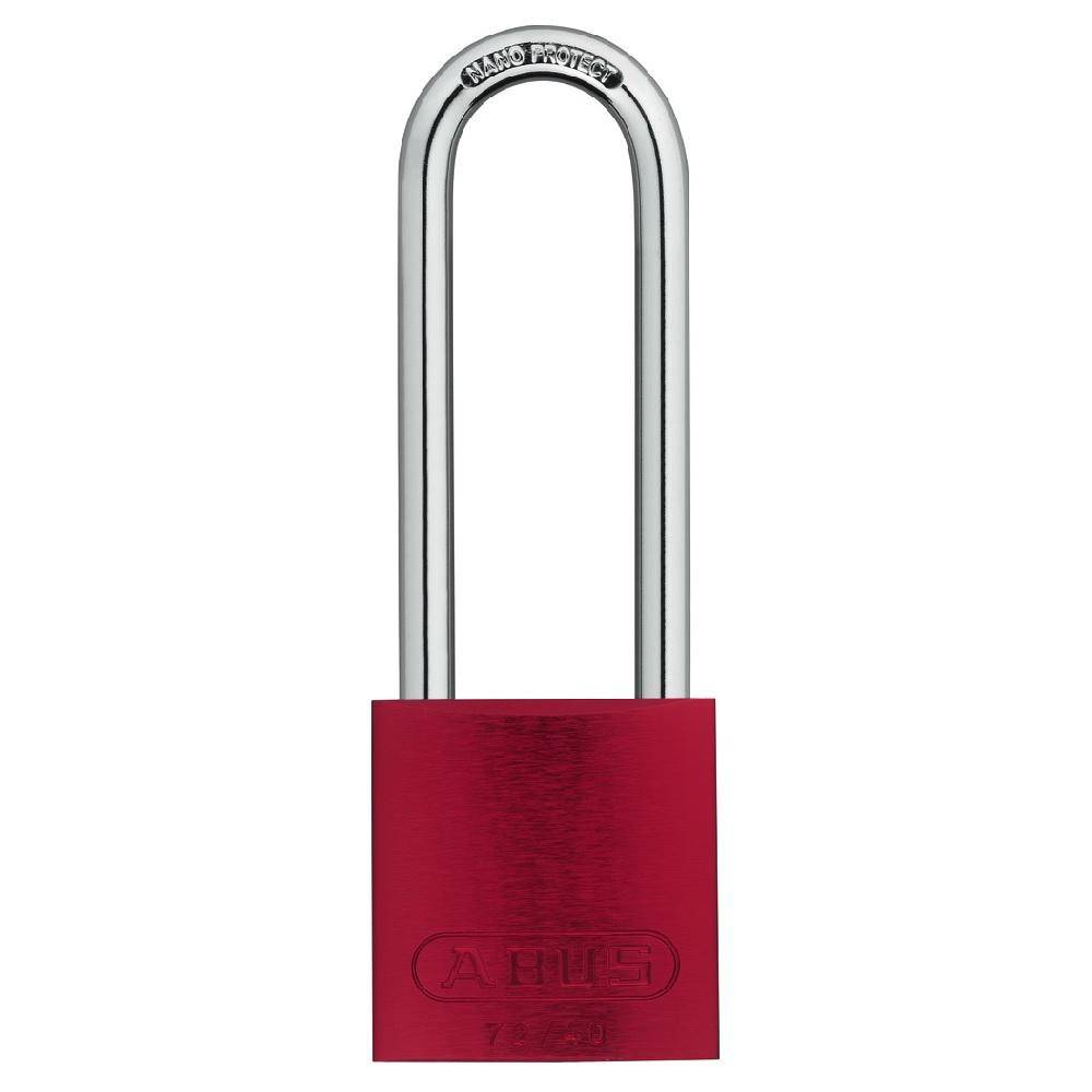 Vorhängeschloss - Modell 72/40HB75 color rot - zur Absicherung von mittleren Werten