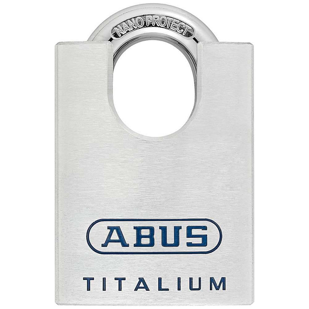 Silbernes ABUS TITALIUM Vorhängeschloss mit 