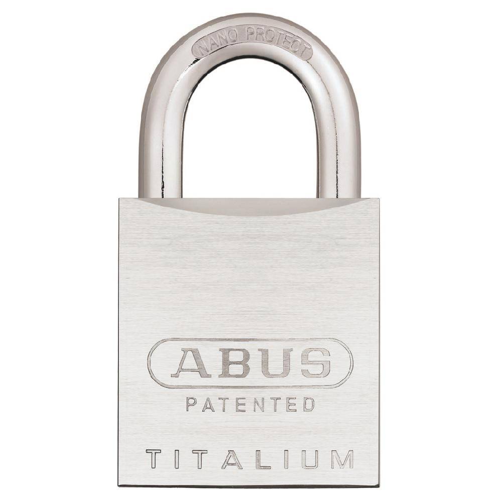 Vorhängeschloss - Modell 83AL/40/45 silber - mit ECC660 Zylinder - Breite 47 mm - Höhe 85 mm - LBh 25 mm - LBw 24 mm - Tiefe 21 mm - Bügel-Ø 8 mm