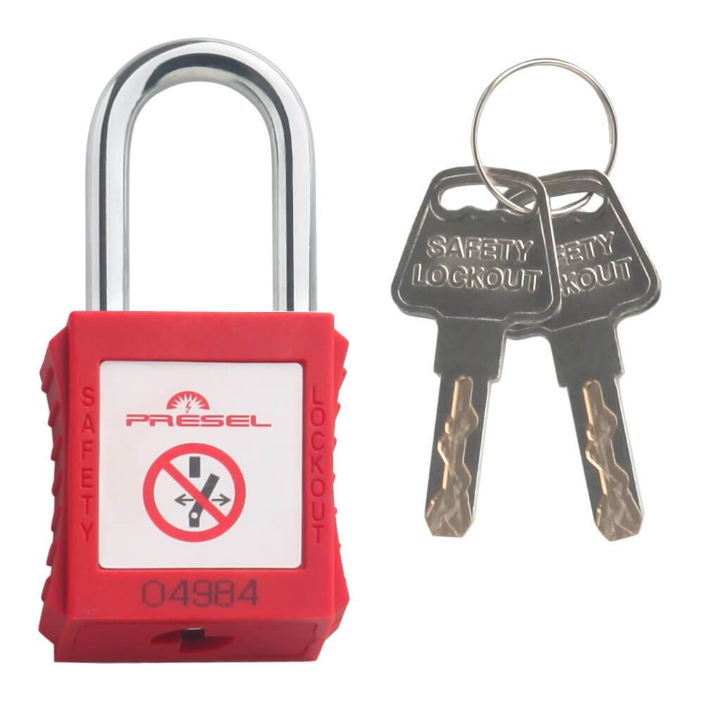 Vorhängeschloss - CATU PM-6-38-R-Z - Ø 6 mm - Stahl