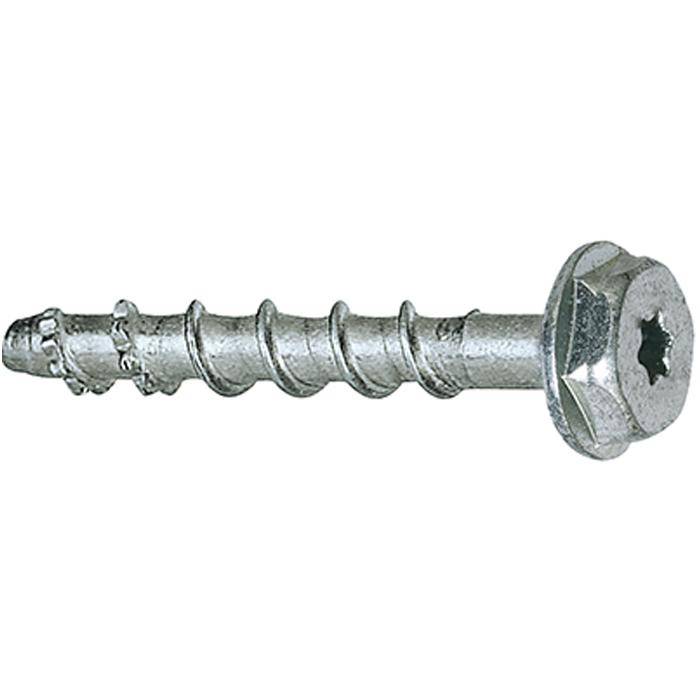 Betonschraube FBS-US - Bohrer-Ø/Bohrlochtiefe 6/70 mm - Schraubenlänge 60 mm - Kopf-Ø 17 mm - Antrieb T30/SW 13