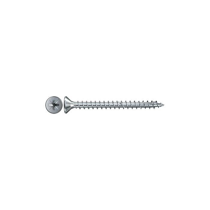 Spanplattenschraube FPF-SZ ZPP - GewindeØ 4,0 mm - Länge 70 mm - Gewindelänge Teilgewinde 42 mm - Antrieb PZ2 - VE 100 Stück - Preis per VE