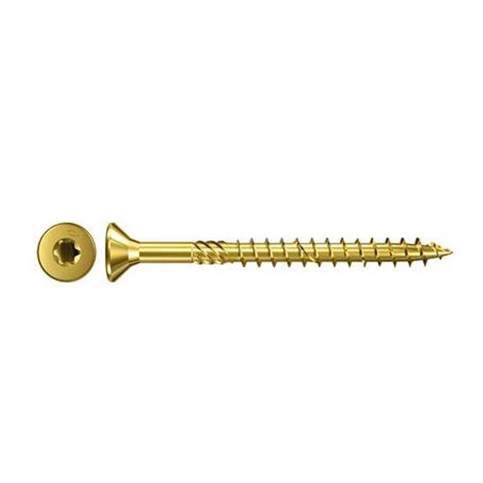 Spanplattenschraube Power-Fast FPF-ST YZP - GewindeØ 3,5 mm - Länge 25 mm - Gewindelänge Teilgewinde 18 mm - Antrieb TX10 - VE 1000 Stück - Preis