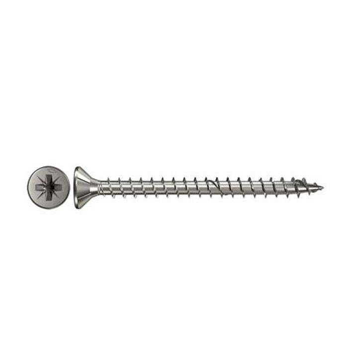 Spanplattenschraube FPF-SZ A2F - Gewinde Ø 3,5 mm - Länge 20 mm - Gewindelänge/Teilgewinde 15 mm - Antrieb PZ2 - VE 300 Stück - Preis per VE