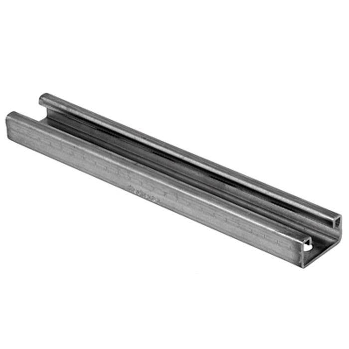 Montageschiene FUS - Brandprüfung nein - Länge 6000 mm - Stärke 2,5 mm - Profilgewicht 1.67 kg/m - Profilquerschnitt 1,99 cm² - Höhe 21 mm - Brei