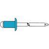 Blindniete GESIPA® - Edelstahl A2 - Ø5x40 mm - standard - 100 Stück