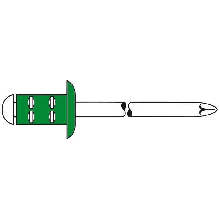 Blindniete PolyGrip® - Edelstahl A4 - standard - Ø 3,2x11 mm - 500 Stück