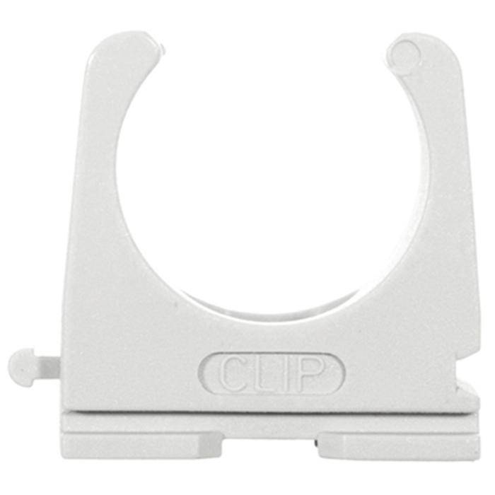 Rohrclip RC - Aufnahme IEC 25 - Spannbereich 24 - 25 mm - Abmesssung Langloch 6 x 10 mm - VE 50 Stück - Preis per VE