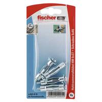 fischer HM 5 x 37 S - Schrauben- & Dübelsatz - Beton - Grau - 3,7 cm - 1 cm - 4,