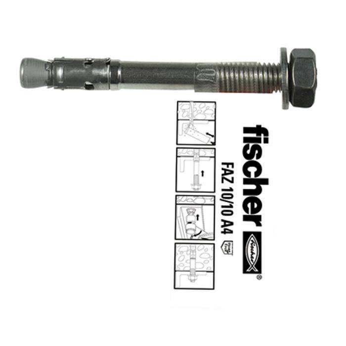 Bolzenanker FAZ II 10/10 R - Gewinde M 10 x 53 mm - Dübellänge 95 mm - Preis per Stück
