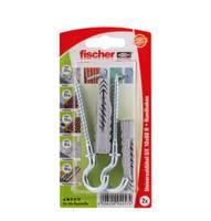 fischer Universald?bel UX 10x60 RH K 2| 094257 - hellgrau - 2 St?ck - mit Rundha