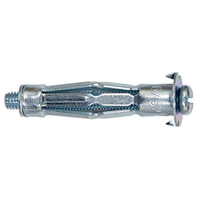 Metalldübel - mit metrischer Schraube - Bohrernenn-Ø 10 mm - Bohrlochtiefe 58 mm - Dübellänge 52 mm - Schraubenabmessung M5 x 58 mm - VE 50 Stück