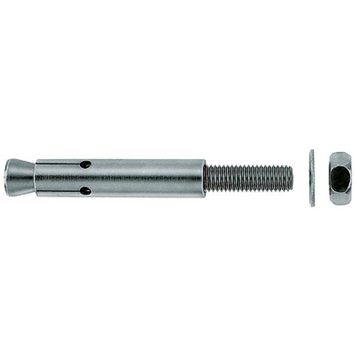 Zykon-Bolzenanker FZA - Stahl galvanisch verzinkt - Bolzenlänge 102 mm - Gewinde M10 - max. Dicke d. Anbaus 25 mm - passender Bohrer FZUB 14 x 60 mm