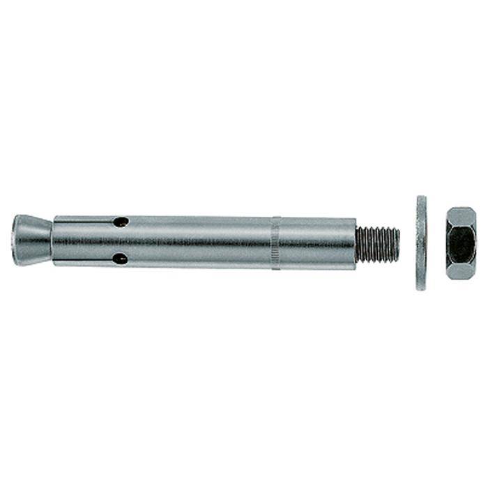 Zykon-Durchsteckanker FZA-D - Stahl galvanisch verzinkt - Bolzenlänge 156 mm - Gewinde M16 - passender Bohrer FZUB 22 x 125 mm - Setzwerkzeug FZE 22