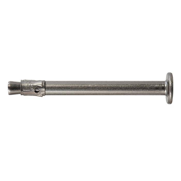 Nagelanker FNA II M6 - hoch korrosionsbeständiger Stahl - Bohrlochtiefe 45 mm - Dübellänge 50 mm - Gewinde M6 - SW 10 mm - max. Dicke d. Anbaus 5