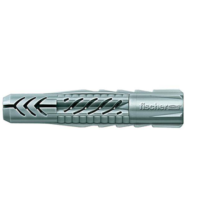 Universaldübel UX R S - mit Rand und Schraube - Bohrernenn-Ø 6 mm - Bohrlochtiefe 75 mm - Dübellänge 50 mm - min. Plattendicke 9,5 mm - Spannplatt