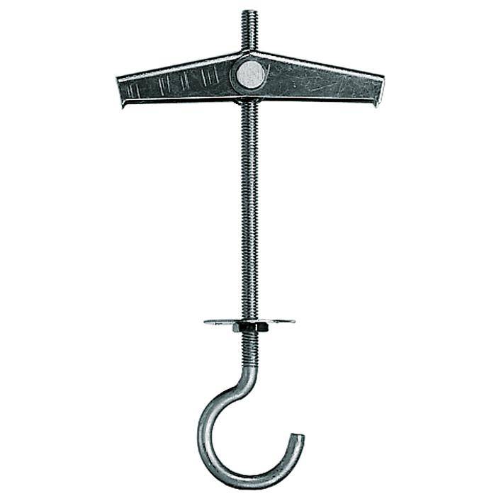 Kippdübel KDH 4 - mit Haken - Bohrernenn-Ø 14 mm - max. Plattendicke 25 mm - Dübellänge 95 mm - Gewinde M4 x 70 mm - VE 25 Stück - Preis per VE