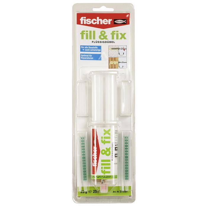 Fischer Flüssigdübel fill & fix SB-Karte - Inhalt 25 ml