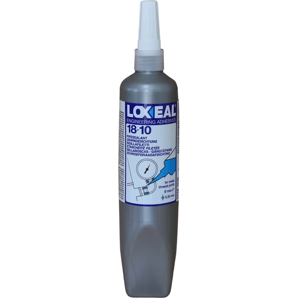 Gewindedichtung "Loxeal 18-10" - max. Spalt 0,3mm - bis 10Nm - Gewindeverbindungen - M 80 3" - Viskosität - 17000-50000 HT (hoch Thixotrop) Gewindedichtung "Loxeal 18-10" - max. Spalt 0,3mm - bis 10Nm - Gewindeverbindungen - M 80 3" - Viskosität - 17000-50000 HT (hoch Thixotrop)