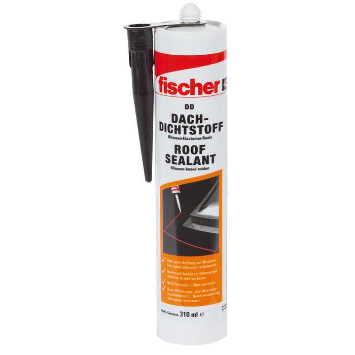 Dach-Dichtstoff für Bitumenbahnen DD 310 ml - Farbe schwarz