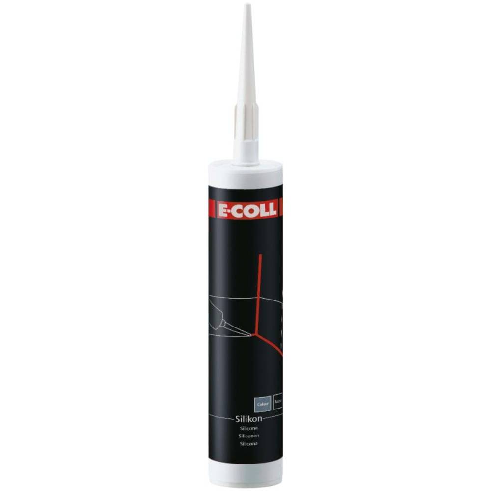 E-COLL Silikon-Dichtungsmasse - Kartusche 310 ml - grau - Preis per Stück