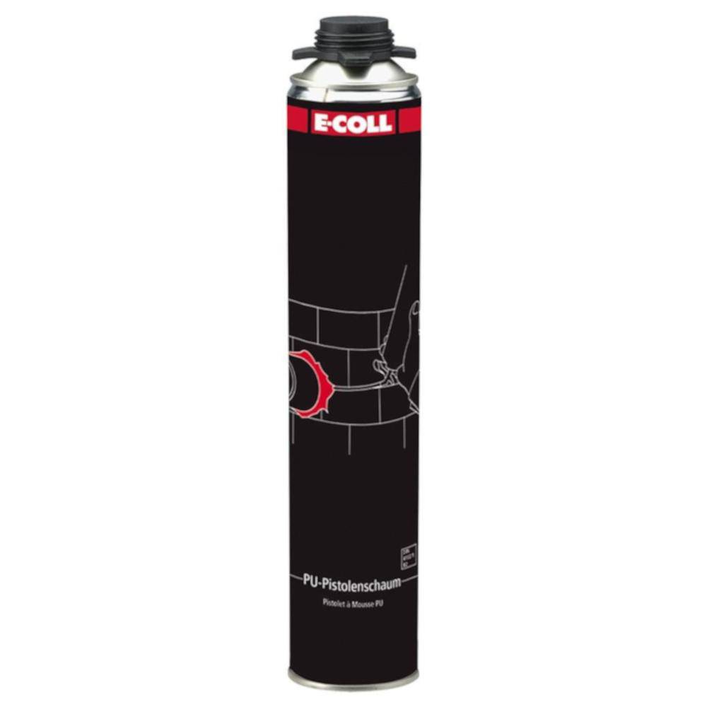 E-COLL PU-Pistolenschaum - 750 ml - Baustoffklasse B2 DIN 4102 - Preis per Stück