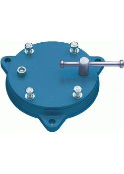 Drehteller "Brockhaus" - für Schraubstock - Backenbreite 100 mm - stufenlos frei drehbar - Gewicht (kg) 1,5