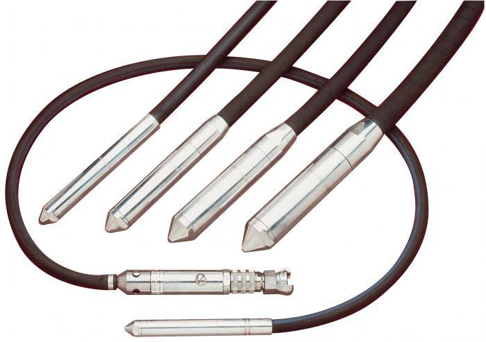 Industrie Druckluft Beton-Innenrüttler - Ingersoll-Rand - Rüttlerkopf-Ø 54 mm - 9,1 kg