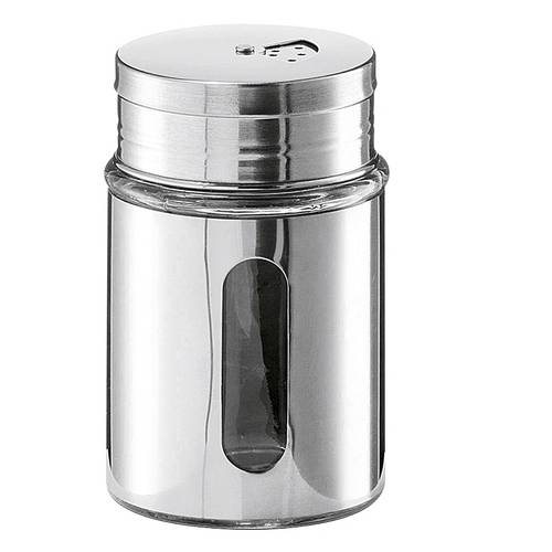 Zeller Present 19962 Gewürzstreuer groß, 220 ml, Edelstahl, silber
