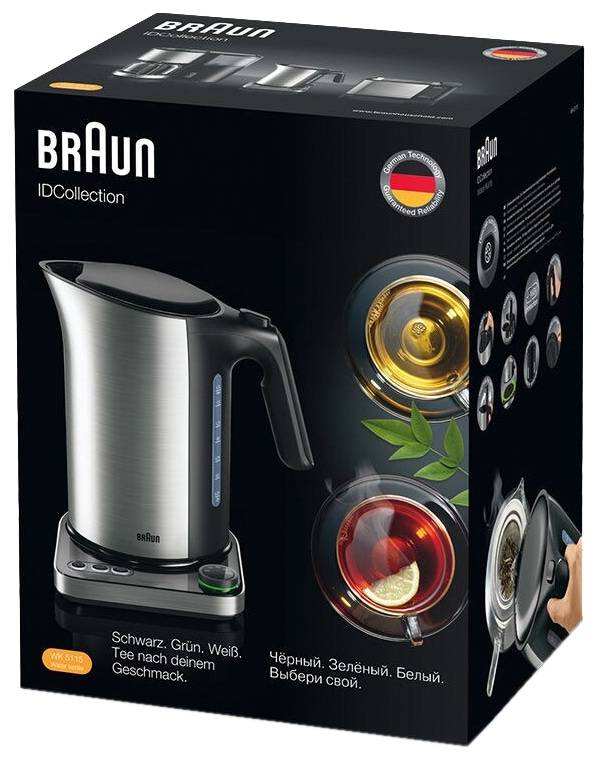 BRAUN Wasserkocher WK 5115 BK, 3000 W