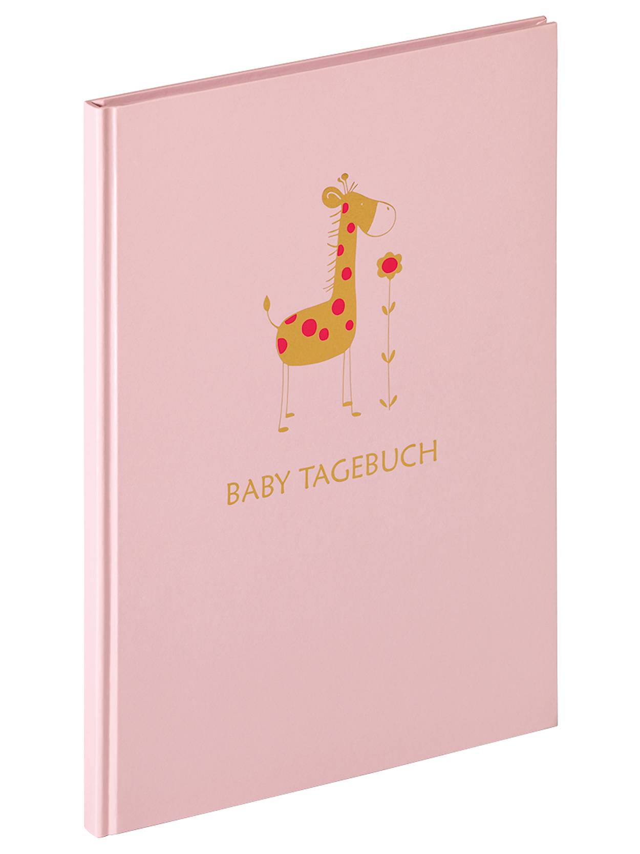 WALTHER Tagebuch Baby Animal 20x28cm rose