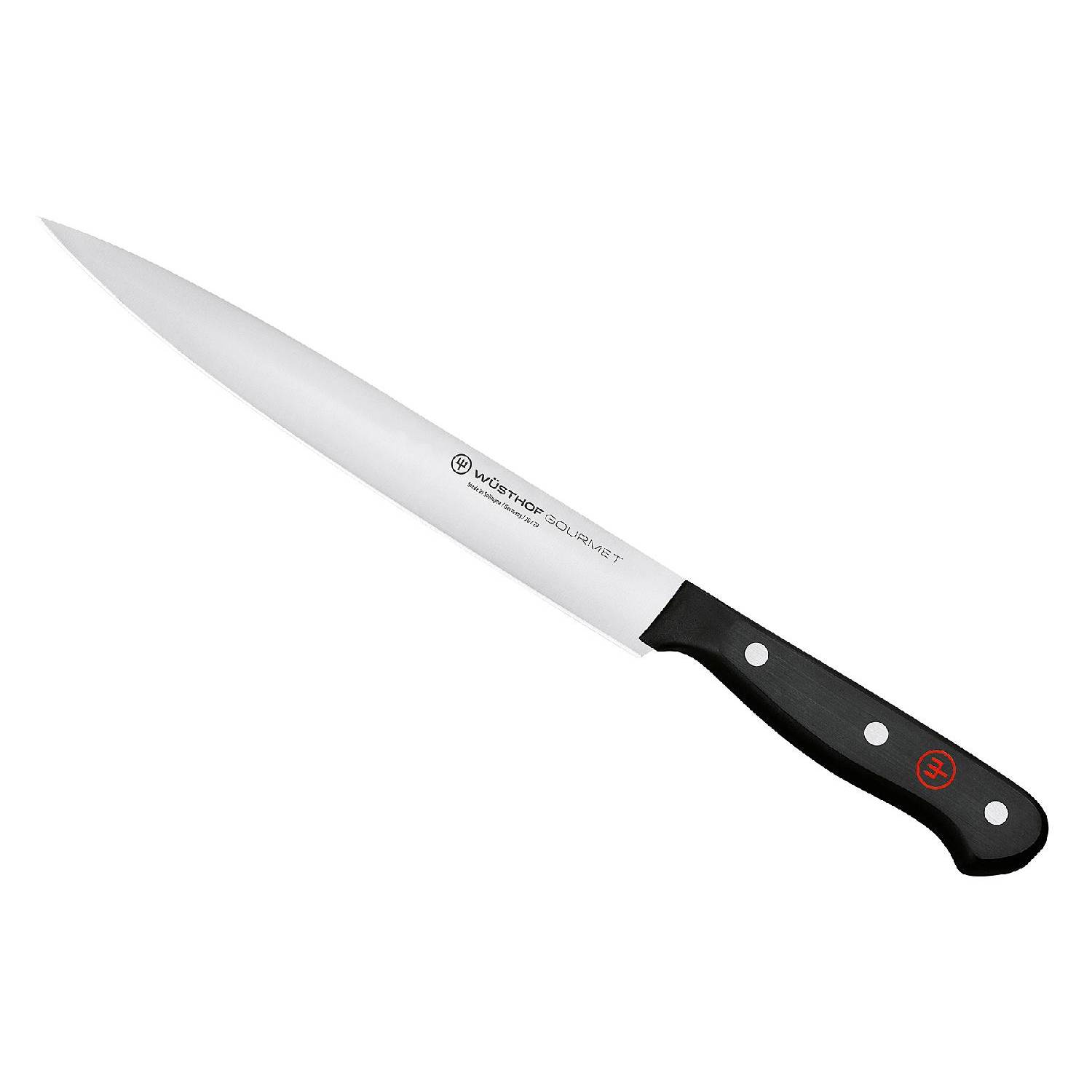 WÜSTHOF Aufschnittmesser Gourmet 20cm, schwarz/silber