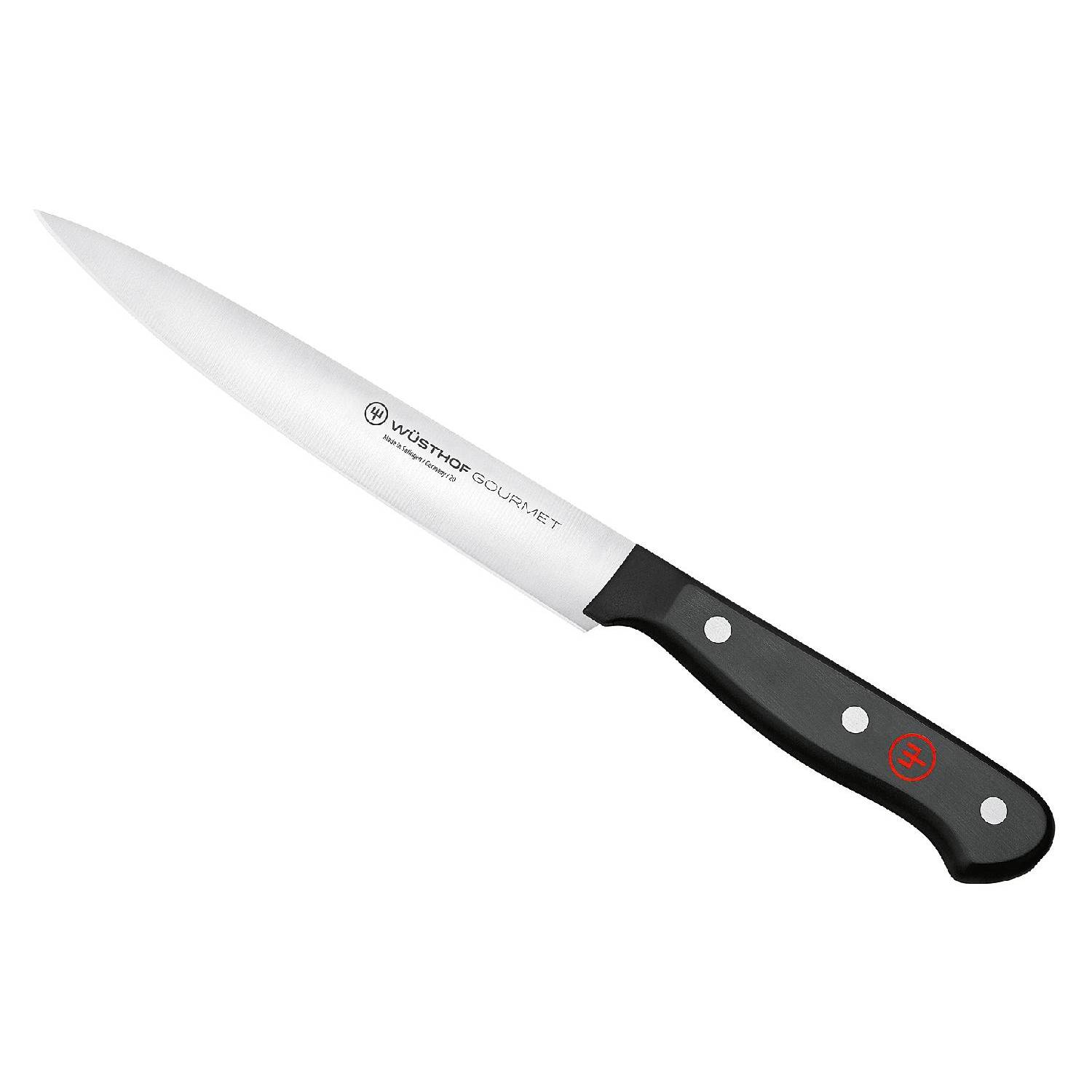 WÜSTHOF Filiermesser Gourmet 16cm, schwarz/silber