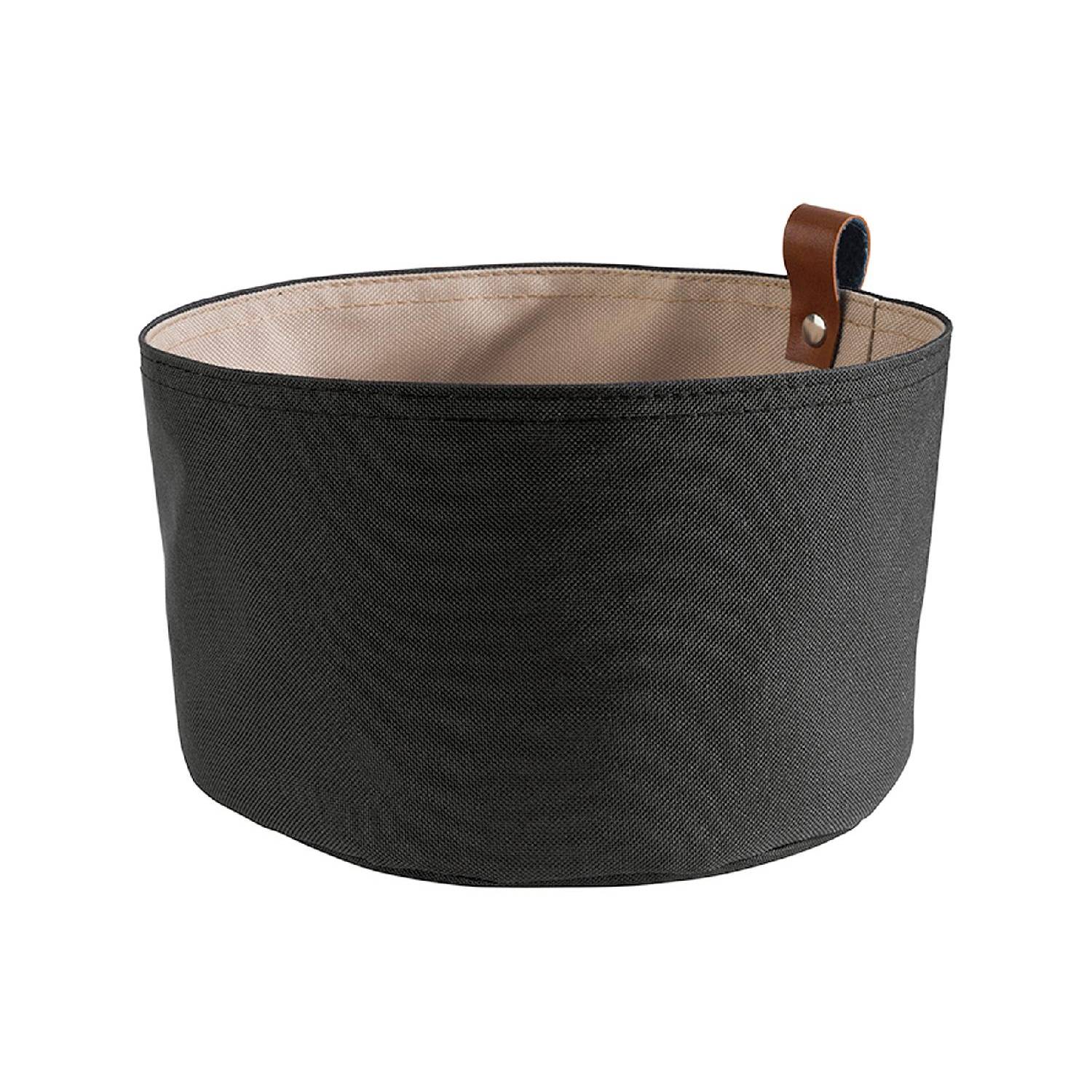 APS Brottasche, 20 x 13,5 cm, waschbar, dunkelgrau/beige