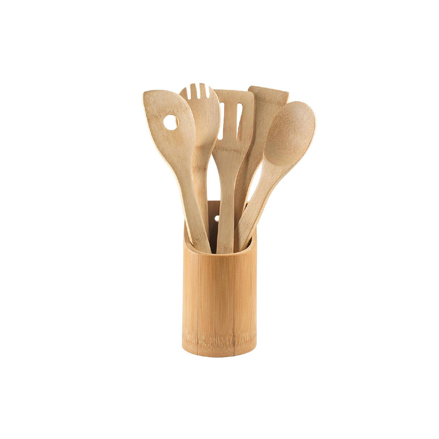 Metaltex Küchenhelfer-Set Bambus, natur, 5-teilig (1 Set)