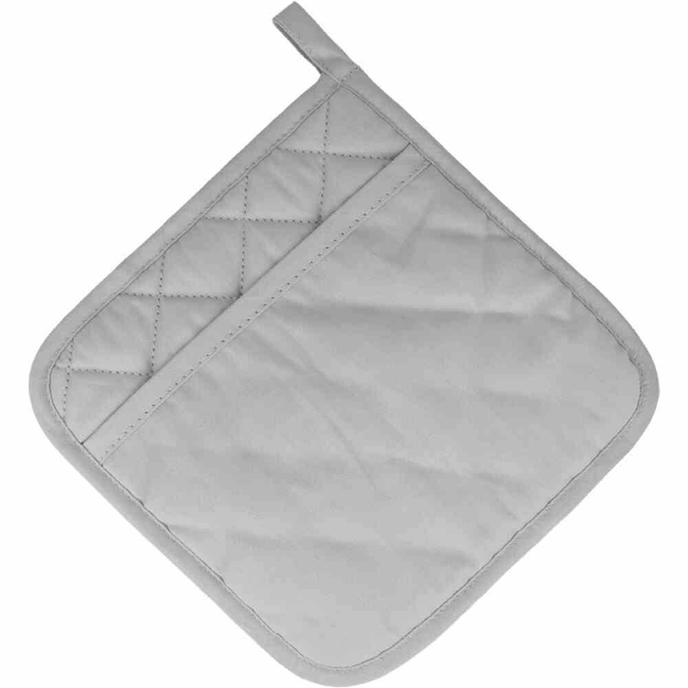 Metaltex 239-534109 Topflappen 22cm antislip Baumwolle+Kautschuk, anthrazit