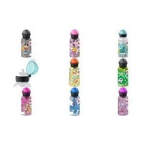 emsa KIDS Trinkflasche, 0,4 Liter, Motiv: Fußball komplett spülmaschinengeeignet, Deckel zerlegbar, aus