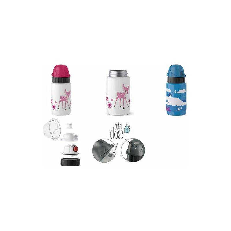 emsa KIDS Trinkflasche DRINK 2 GO, 0,4 L, Pinguin