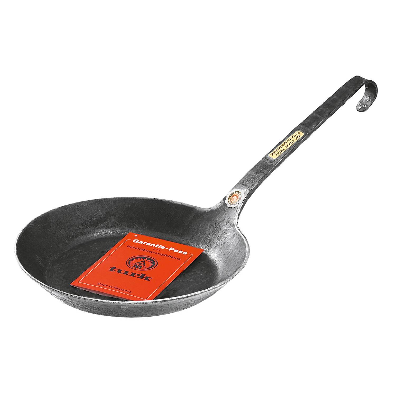 turk Pfanne freiform-warmgeschmiedete, mit Hakenstiel Ø34cm, grauschwarz