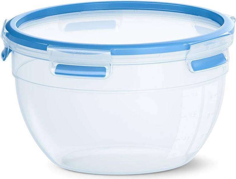 EMSA CLIP & CLOSE N1011400 Lebensmittelaufbewahrungsbehälter Rund Container 2,6 l Blau