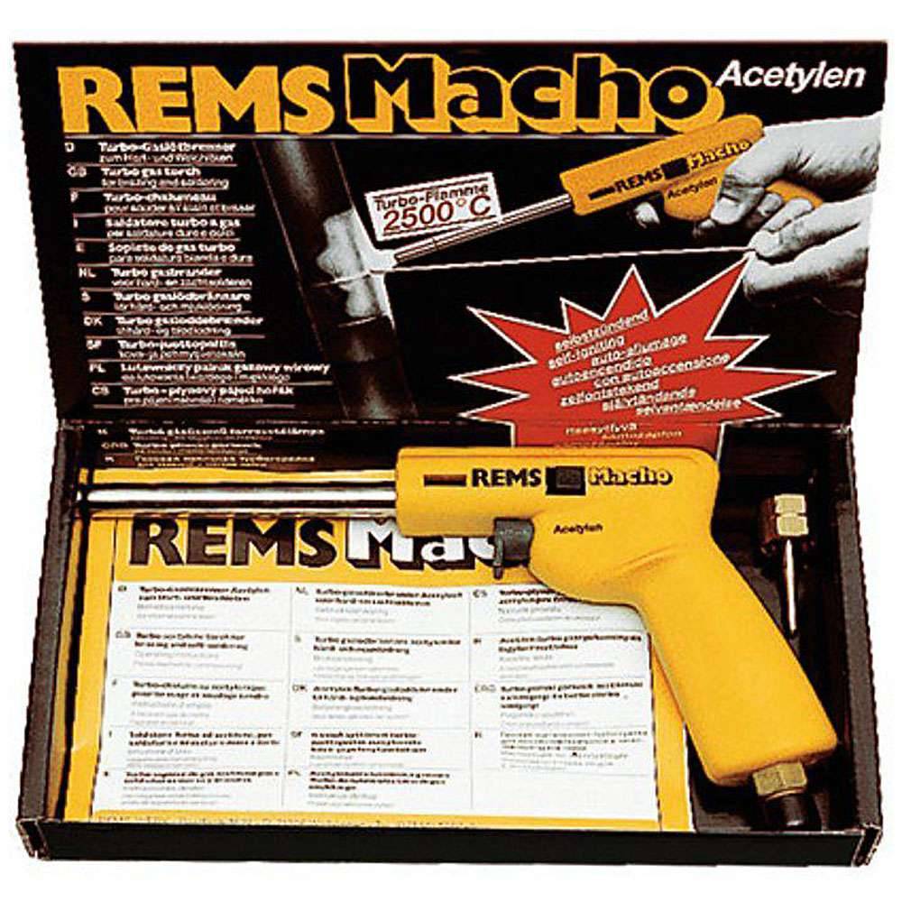 Turbo-Gaslötbrenner "Macho" - Acetylen - bis 64 mm - 2500ºC