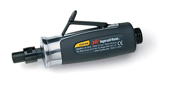 Industrie Druckluft Geradschleifer Revolution 6mm Spannzange kurz, 0,22 kW, 25000 1/min bis 35000 1/min - Luftanschluß - 1/4" i.G.