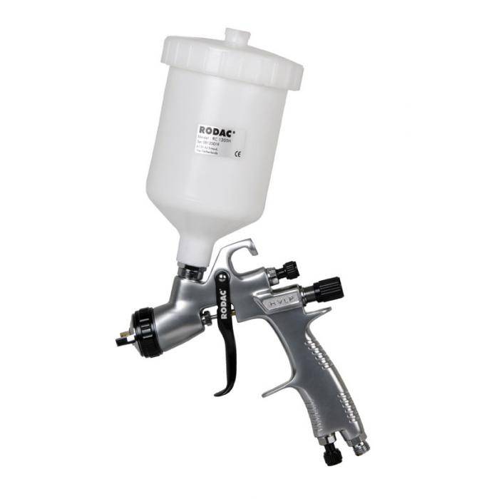 HVLP Farbspritzpistole 1,4 mm+600CC Kunstoff Fliessbecher