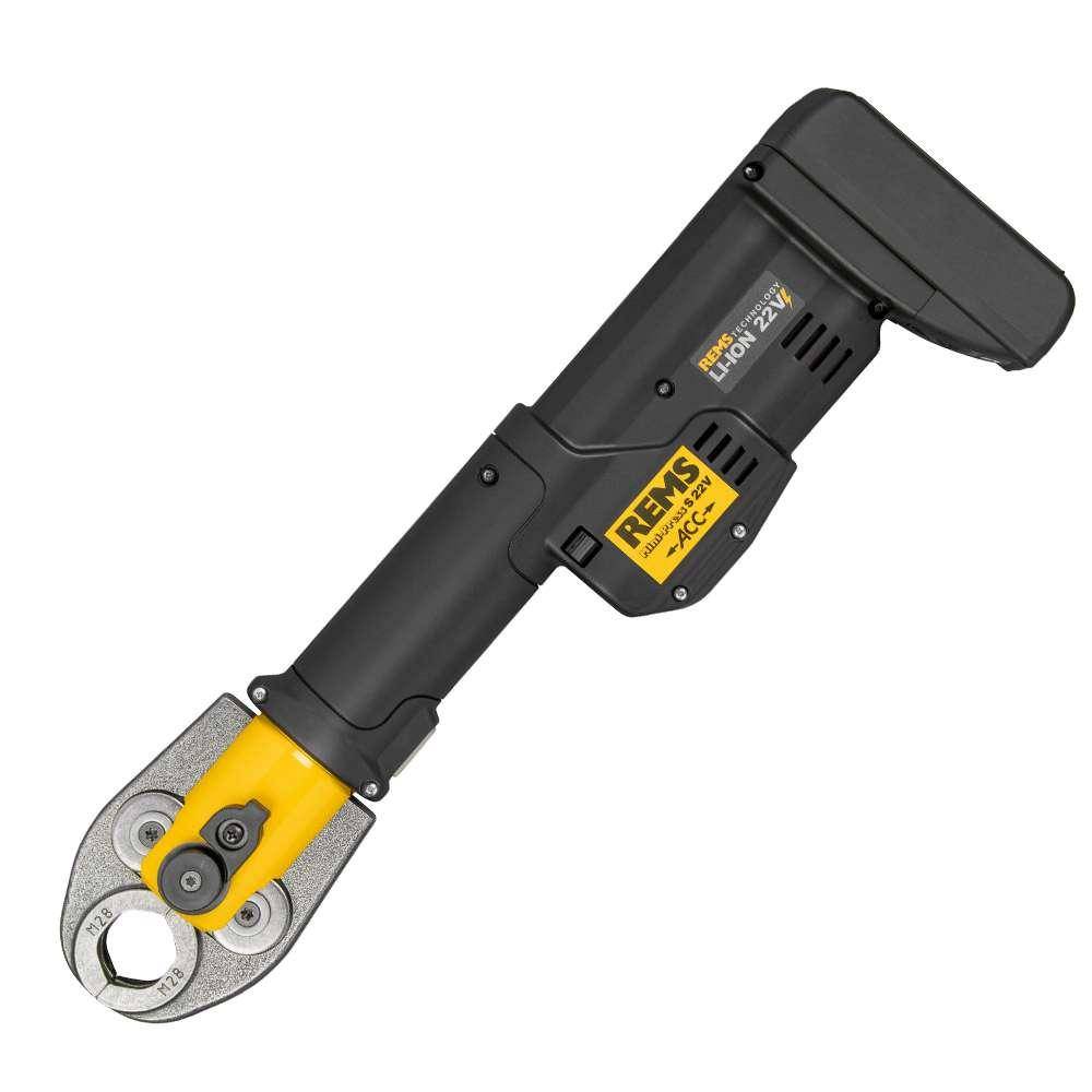 REMS Mini-Press S 22V ACC Antriebsmaschine - max. Pressverbindung Ø 40 mm