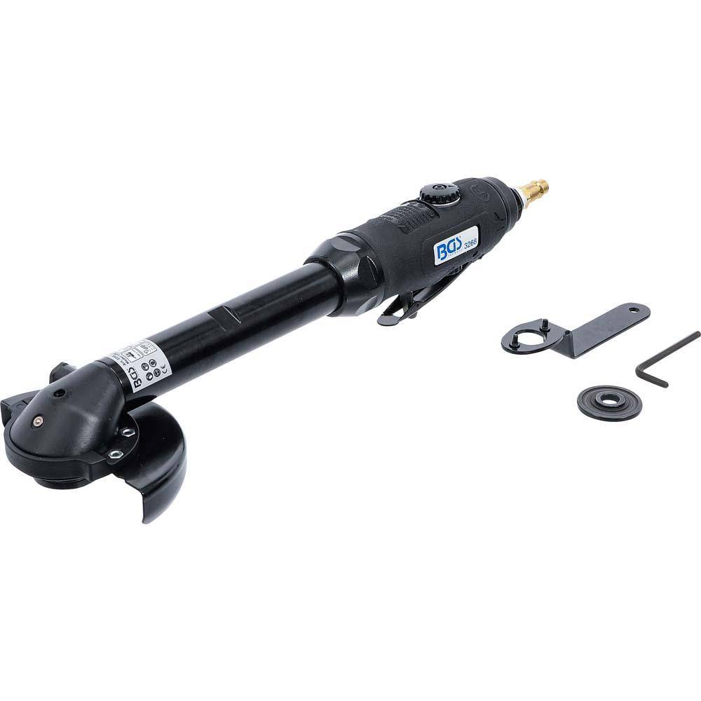 Druckluft-Winkelschleifer - extra lang - flacher Kopf