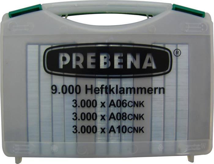 Heftklammern - Type A - 9000 Stk. - Handwerker-Koffer