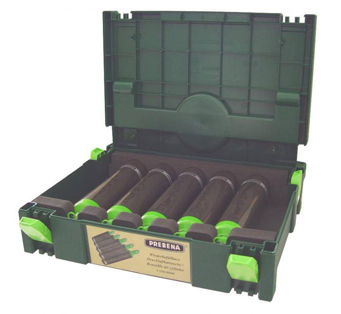 Wiederbefüllbare Druckluftkartuschen - im Systainer