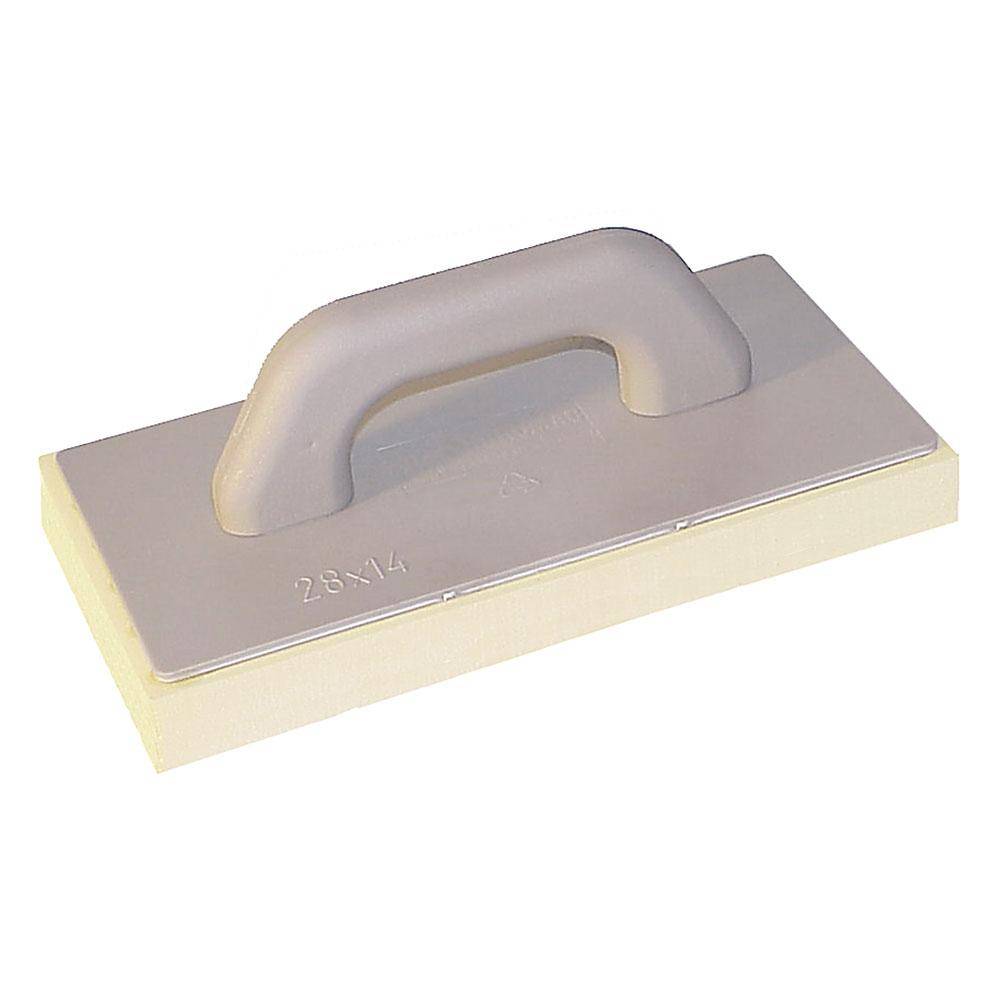 Reibebrett - Feinschwamm - Belag 40 mm - mit Kunststoffgriff
