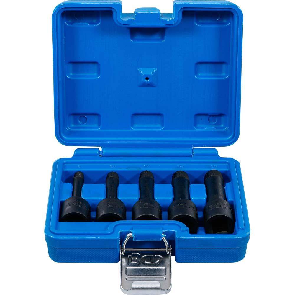 Spezial-Steckschlüsseleinsätze - 8-16 mm - 1/2" - 5-teilig - "Twist"