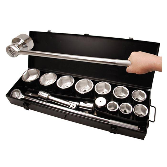 Steckschlüsselsatz - 25 (1) - 36 - 80 mm - 15-tlg.